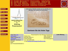 Tablet Screenshot of ortsring-frauenaurach.de